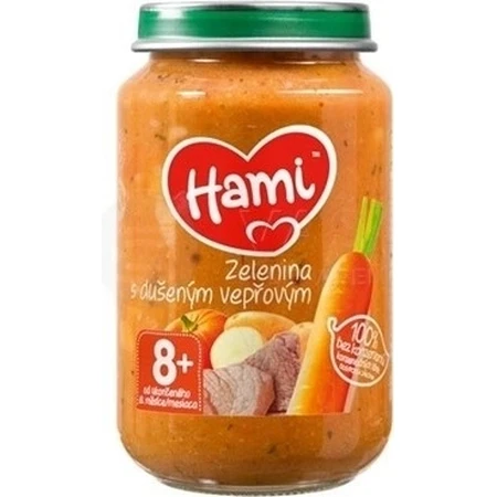 HAMI Vorspeise Bouillon mit Gemüse, Reis und Kalbfleisch 1×200 g, Fleisch-Gemüse-Vorspeise
