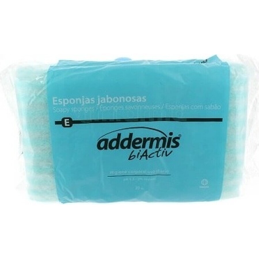Buy Addermis biActiv E Soap Sponge 1×20 pcs, disposable Addermis biActiv E Soap Sponge 1×20 pcs, disposable