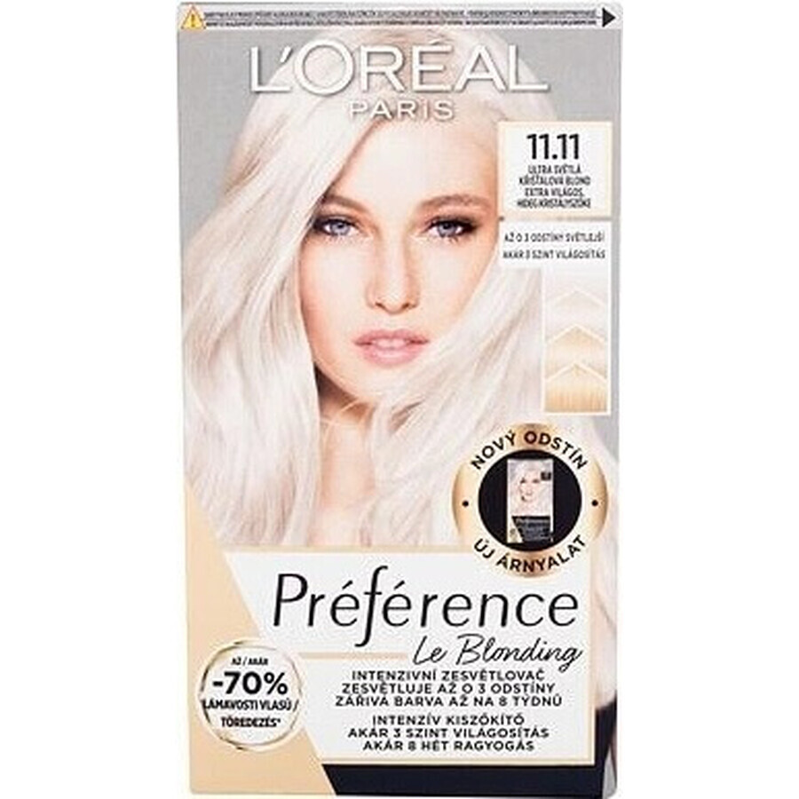 L'Oréal Paris Preference Le Blonding Ultra licht koel kristalblond 1×180 ml kleur