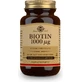 Solgar Biotin 1000 μg Pour les cheveux et la peau 50 gélules 1×50 cps, complément alimentaire.