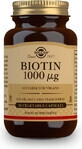 Solgar Biotin 1000 μg For hair and skin 50 capsules 1&#215;50 cps, dietary supplement