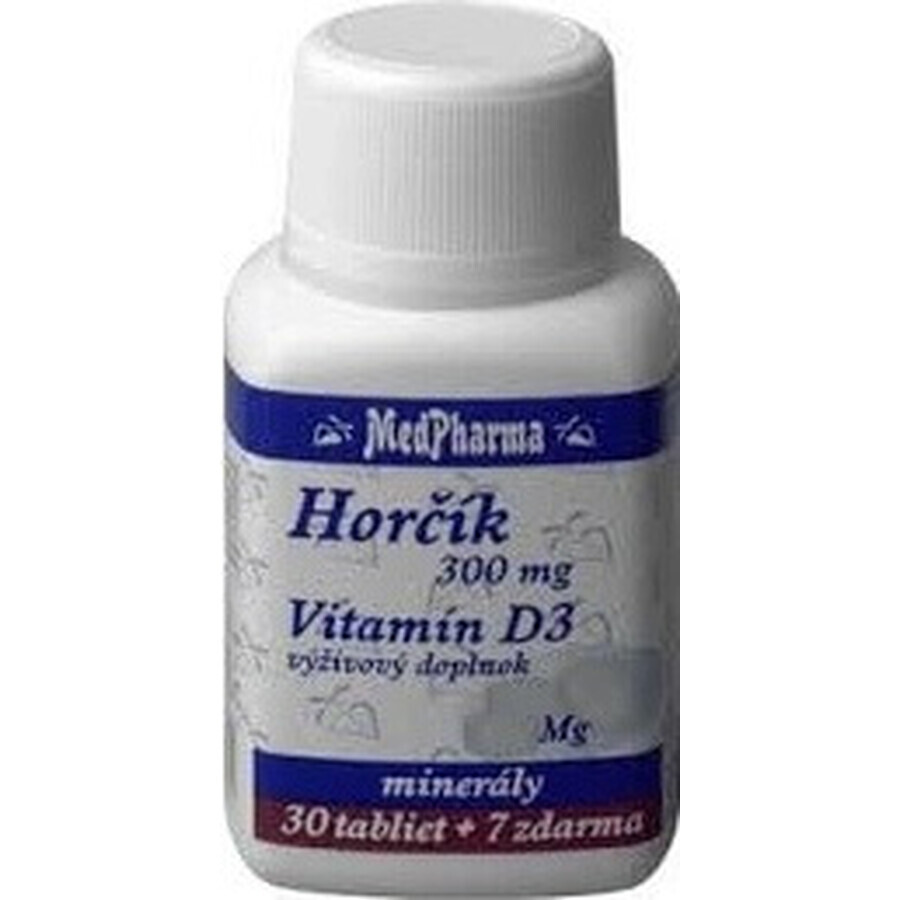 MedPharma HORCHIK 300MG+VIT. D 1×37 tbl, complément alimentaire