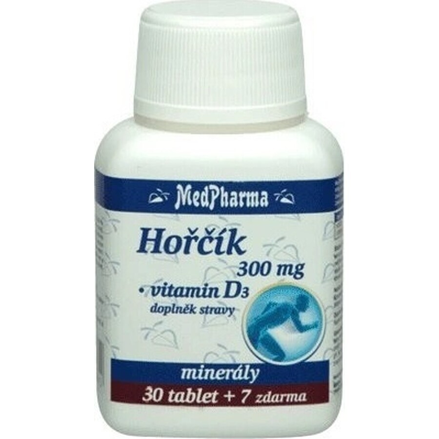 MedPharma HORCHIK 300MG+VIT. D 1×37 tbl, complément alimentaire