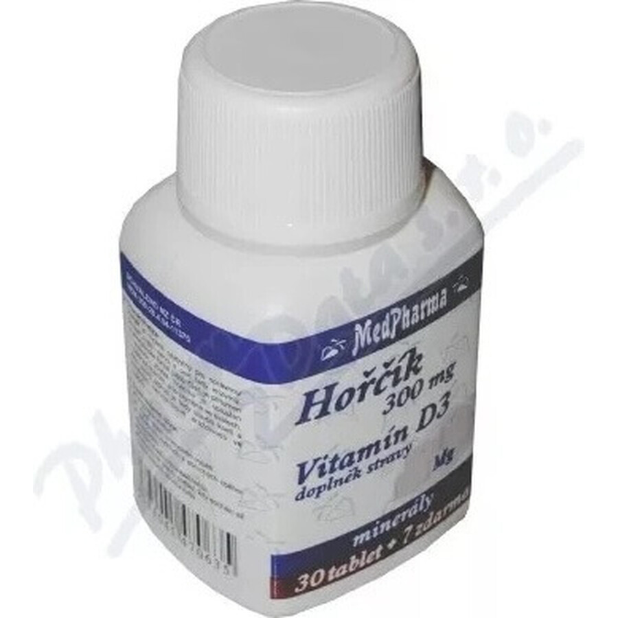 MedPharma HORCHIK 300MG+VIT. D 1×37 tbl, complément alimentaire