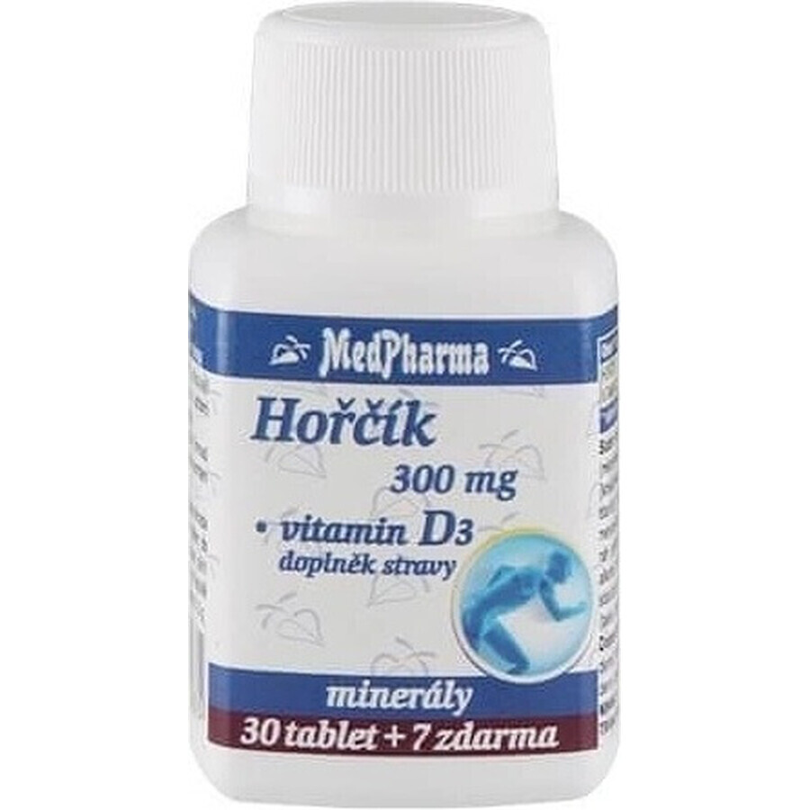 MedPharma HORCHIK 300MG+VIT. D 1×37 tbl, complément alimentaire