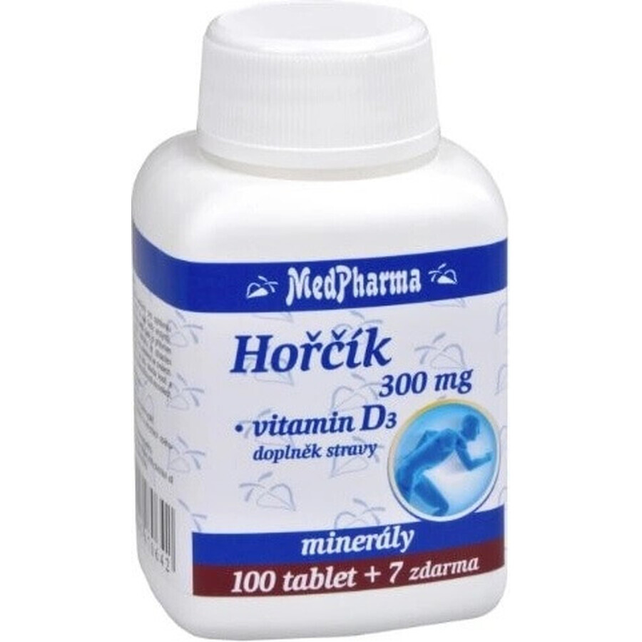 MedPharma HORCHIK 300MG+VIT. D 1×37 tbl, complément alimentaire