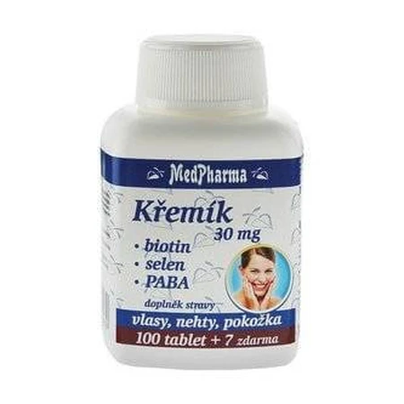 MedPharma KREMIK 30mg+Biotin+Selenium+PABA 1×107 tbl