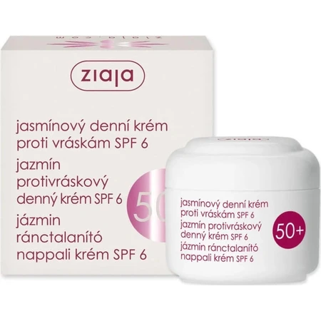Ziaja Crème de jour anti-rides au jasmin 1×50 ml, crème de jour