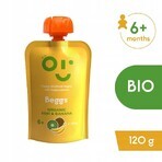 Beggs BIO Kiwi et banane 1×120 g, collation aux fruits Beggs BIO Kiwi et banane 1×120 g, collation aux fruits