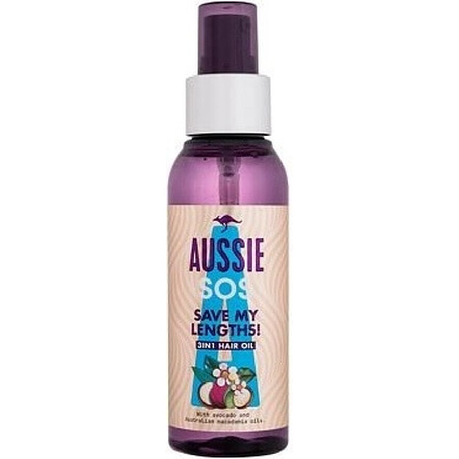 Aussie SOS Save My Lengths! Hair oil 3 in 1 1×100ml, hair oil 3 in 1 Aussie SOS Save My Lengths! Hair oil 3 in 1 1×100ml, hair oil 3 in 1