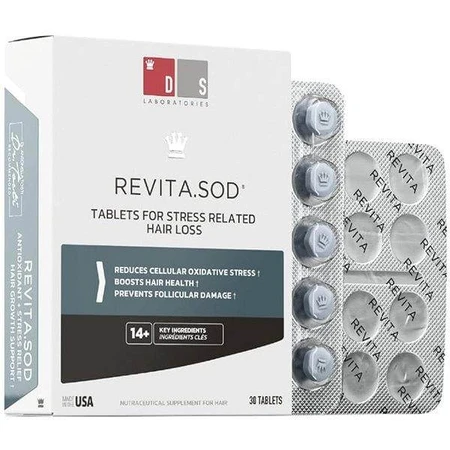 DS Laboratories antioxidant tablets Revita.SOD for hair loss 1×30 tbl, food supplement