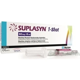 SUPLASYN 1×2 ml, sterile solution of sodium hyaluronate 20 mg/2 ml