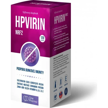 ONE PHARMA HPVIRIN 120CPS 1×120 cps, food supplement