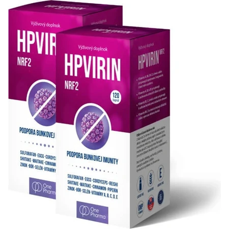 ONE PHARMA HPVIRIN 120CPS 1×120 cps, food supplement