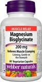 WEBBER NATURALS Magnesio bisglicinato 200 mg 1&#215;60 cps, integratore alimentare