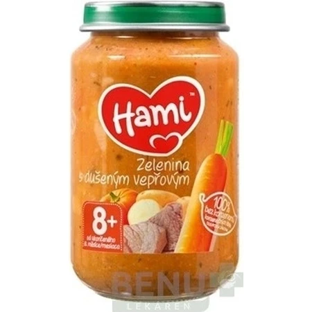 Hami-Gemüse mit geschmortem Schweinefleisch 1×200 g vom Ende des achten Monats