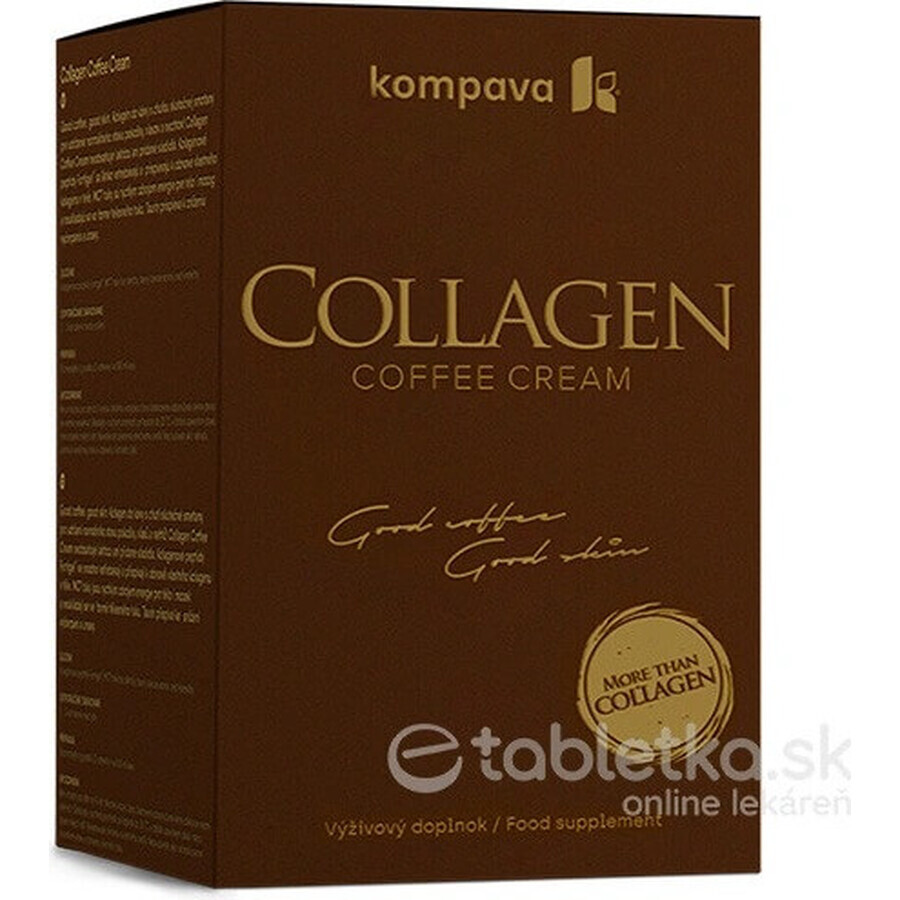Kompava Collagen Coffee Cream 1×300 g, poeder
