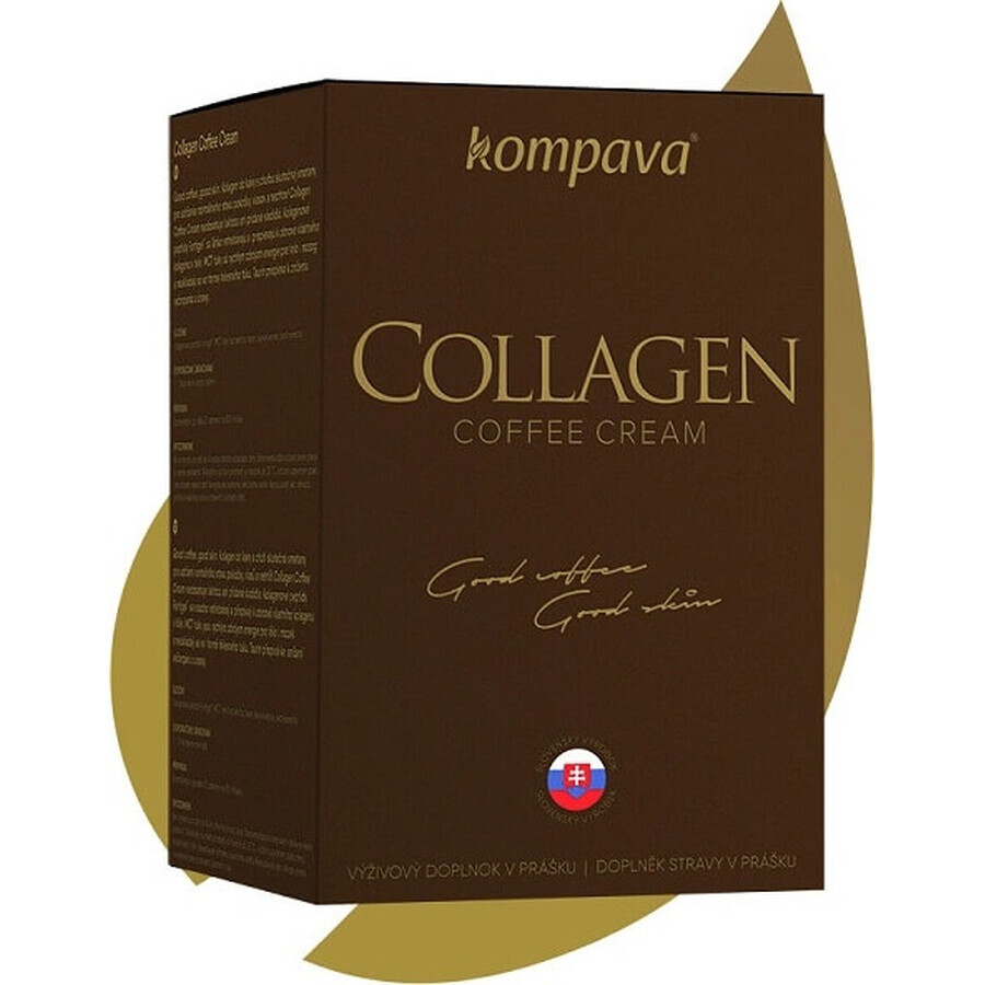 Kompava Collagen Coffee Cream 1×300 g, poeder