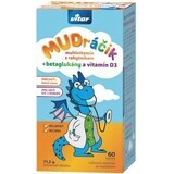 MUDRAČIK multivitaminen met beta-glucanen en D3 met YO-YO 1×60 tbl, voedingssupplement