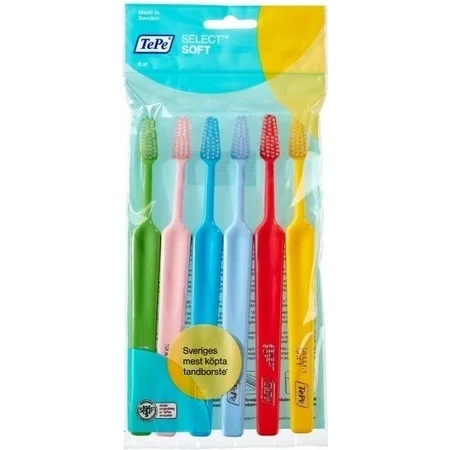 Tandenborstel TePe Select X-soft 1×6 stuks, 4+2 gratis