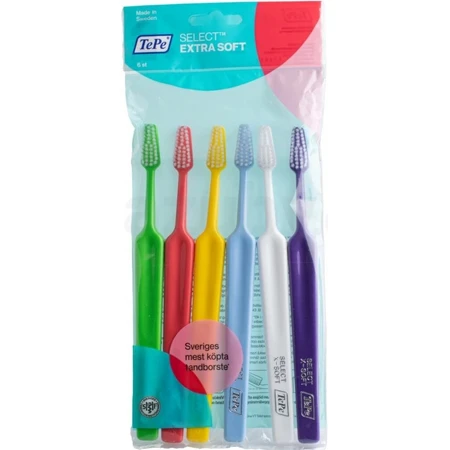 Tandenborstel TePe Select X-soft 1×6 stuks, 4+2 gratis