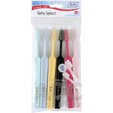 Tandenborstel TePe Select X-soft 1×6 stuks, 4+2 gratis