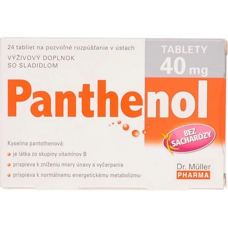 Dr Müller PANTHENOL 40 MG 1×24 tbl, complément alimentaire