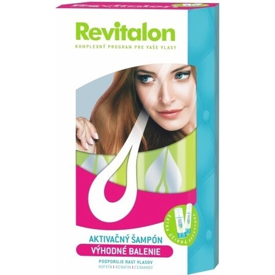 VITAR Revitalon Revitalon CAFFEINE CAFFEINE SHAMPOO DUOPACK praktische Packung 2x250 ml, 1x1 Set