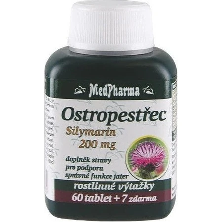 MedPharma Thistle Silymarin 200 mg 1×67 tbl, food supplement