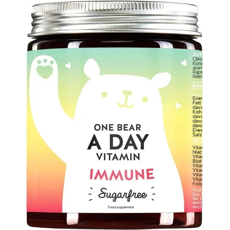 Bears With Benefits One Bear a Day vitamins for immune support without sugar 1×90 pcs, nutritional supplement for immune support in gummy candy form