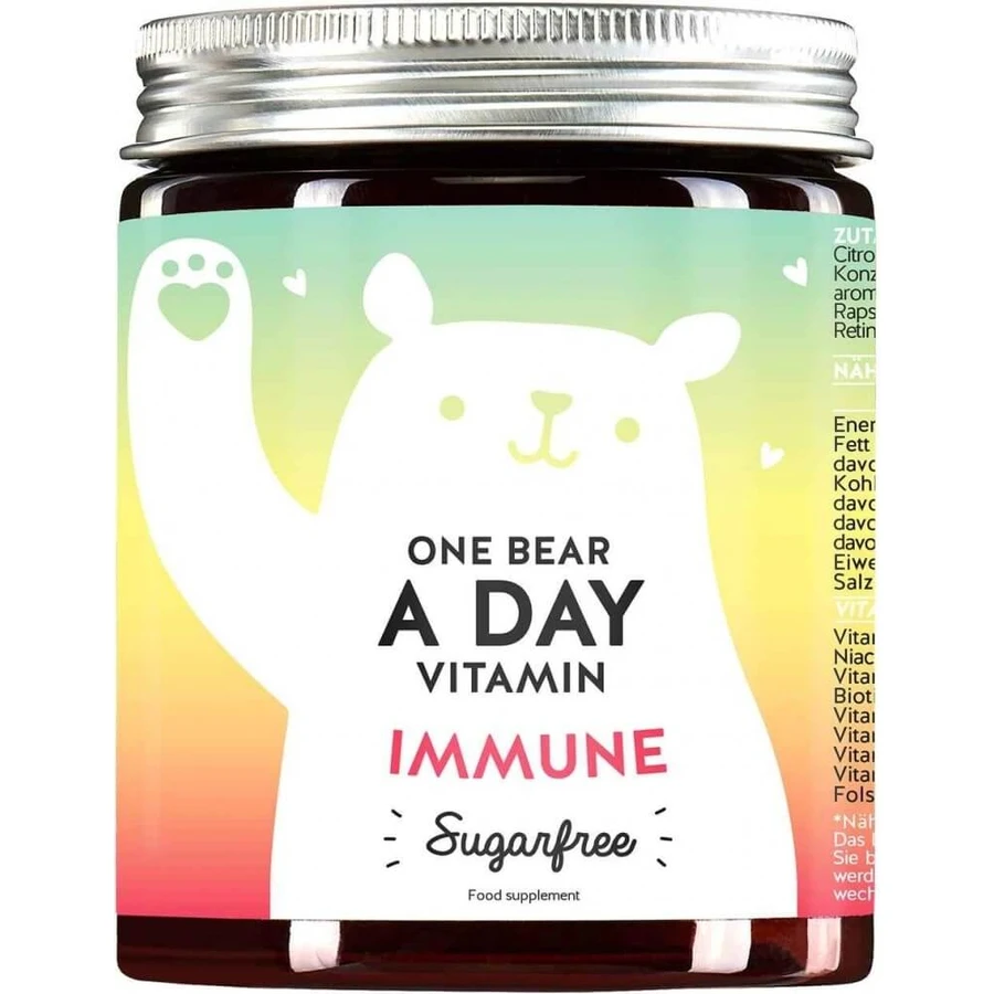 Bears With Benefits One Bear a Day vitamins for immune support without sugar 1×90 pcs, nutritional supplement for immune support in gummy candy form
