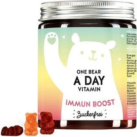 Bears With Benefits One Bear a Day vitamins for immune support without sugar 1×90 pcs, nutritional supplement for immune support in gummy candy form