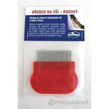 VITAR LICE COMB - METAL 1×1 pc, for combing lice and lice out of hair