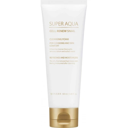 Missha Super Aqua Cell Renew Snail Foaming Cleanser 100 ml 1×100 ml