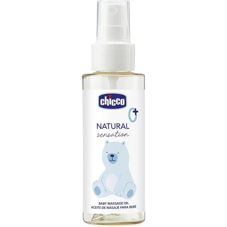 CHICCO Natural Sensation huile de massage 100ml, 0m+ 1×100 ml, huile de massage