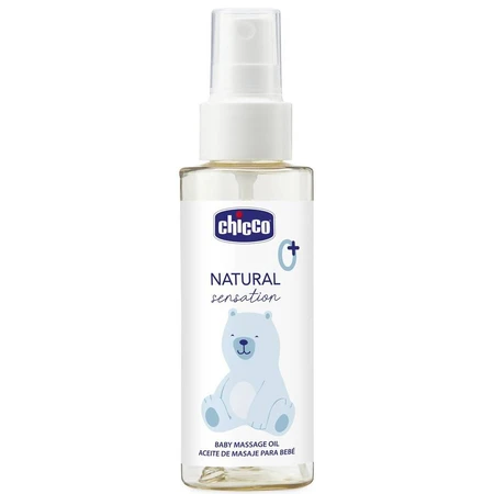 CHICCO Natural Sensation huile de massage 100ml, 0m+ 1×100 ml, huile de massage