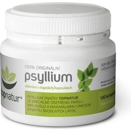 topnatur PSYLLIUM fibra 1×100 cps, complemento alimenticio