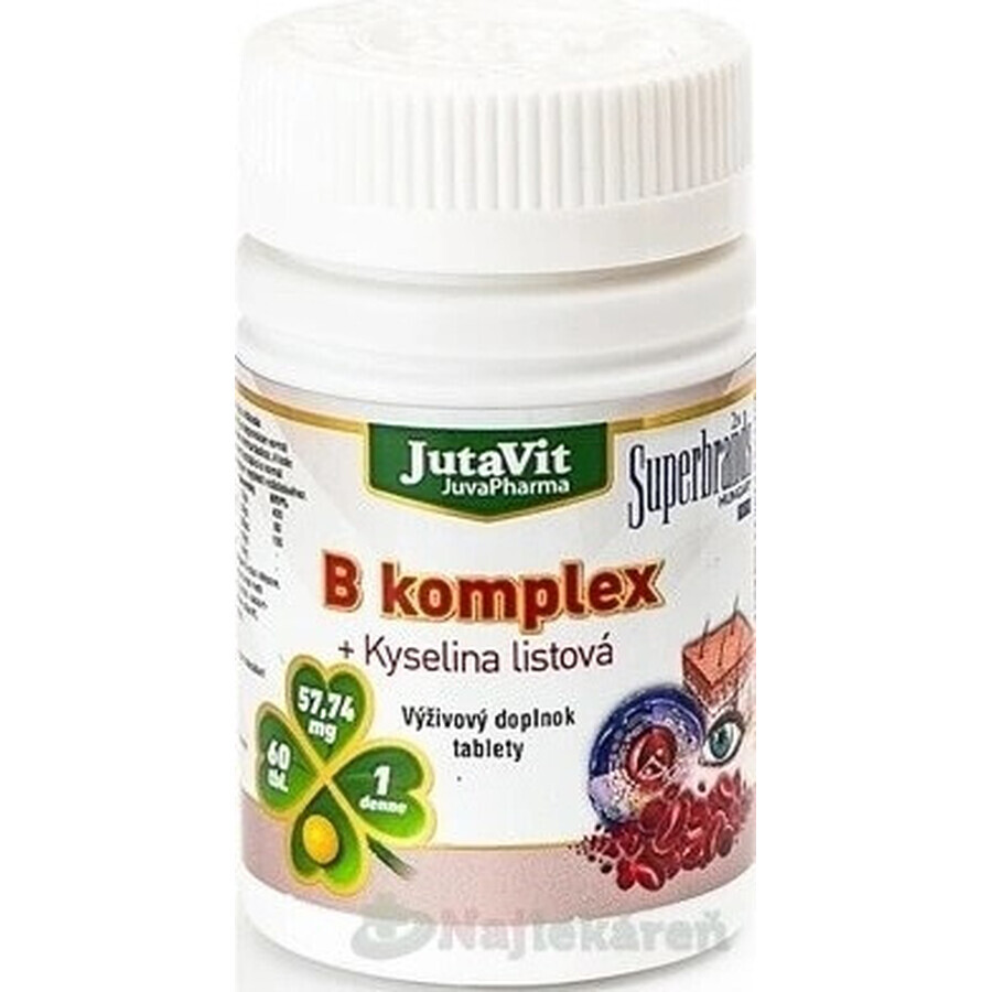JutaVit B-Komplex + Folsäure tbl 1x60 Stück