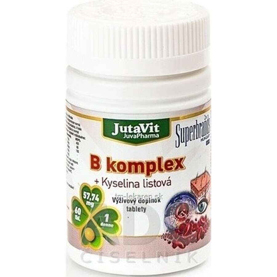 JutaVit B-Komplex + Folsäure tbl 1x60 Stück