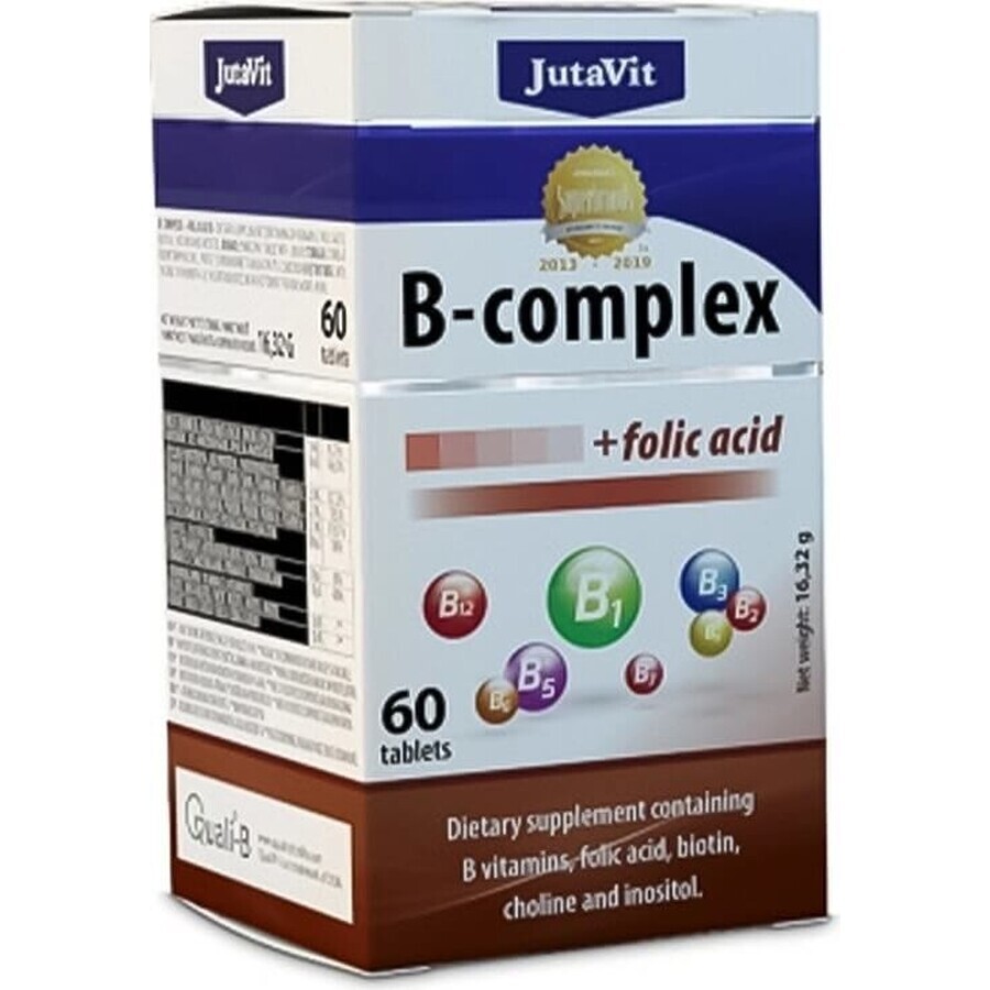 JutaVit B-Komplex + Folsäure tbl 1x60 Stück