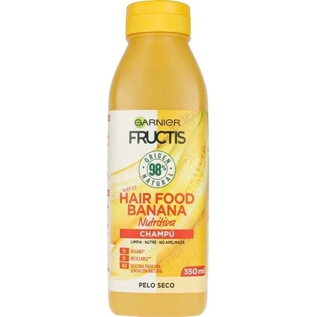 Garnier Fructis Hair Food Champú Plátano 1×350 ml, champú