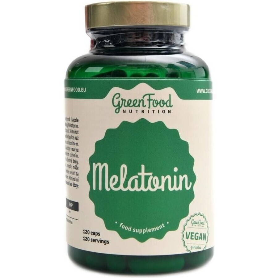 GreenFood Nutrition Melatonin 1×120cps dietary supplement