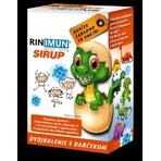RINIMUN DOPPIO sciroppo + regalo (giocattolo - dinosauro che cresce nell'acqua) 2×120 ml, integratore alimentare RINIMUN DOPPIO sciroppo + regalo (giocattolo - dinosauro che cresce nell'acqua) 2×120 ml, integratore alimentare