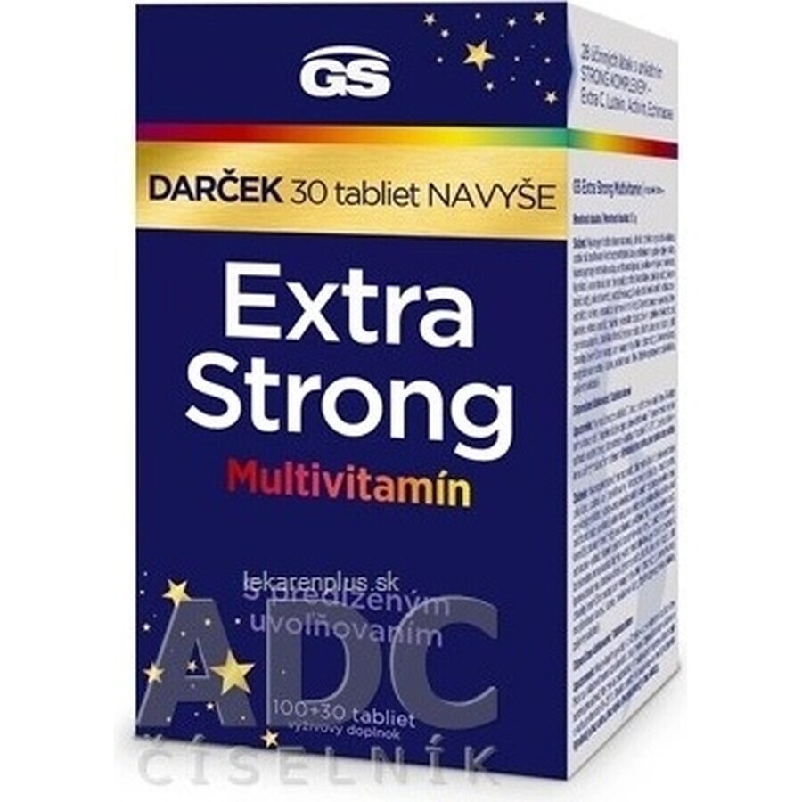 GS Extra Strong Multivitamin 1×130 tbl, complément alimentaire