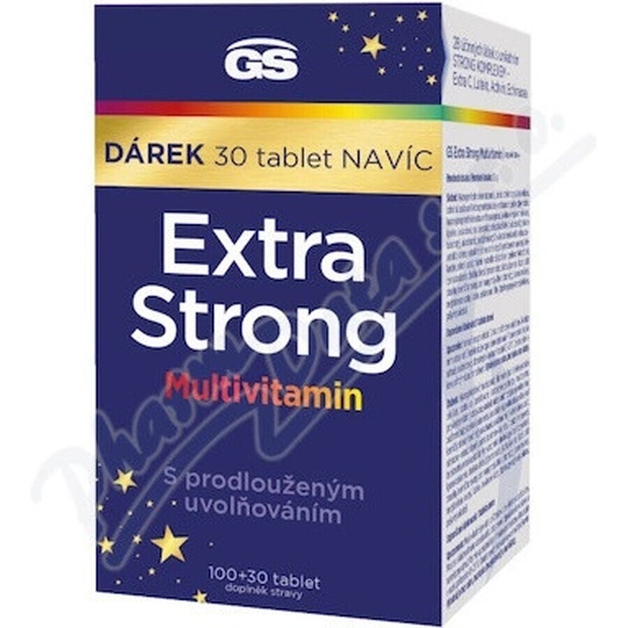 GS Extra Strong Multivitamin 1×130 tbl, complément alimentaire