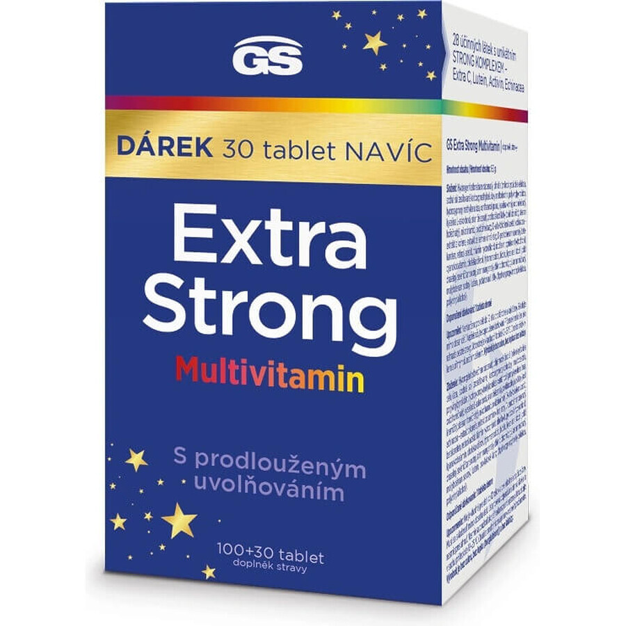 GS Extra Strong Multivitamin 1×130 tbl, complément alimentaire