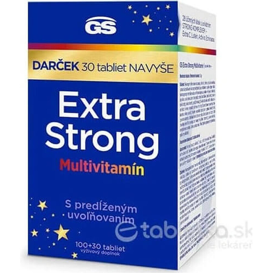 GS Extra Strong Multivitamin 1×130 tbl, complément alimentaire