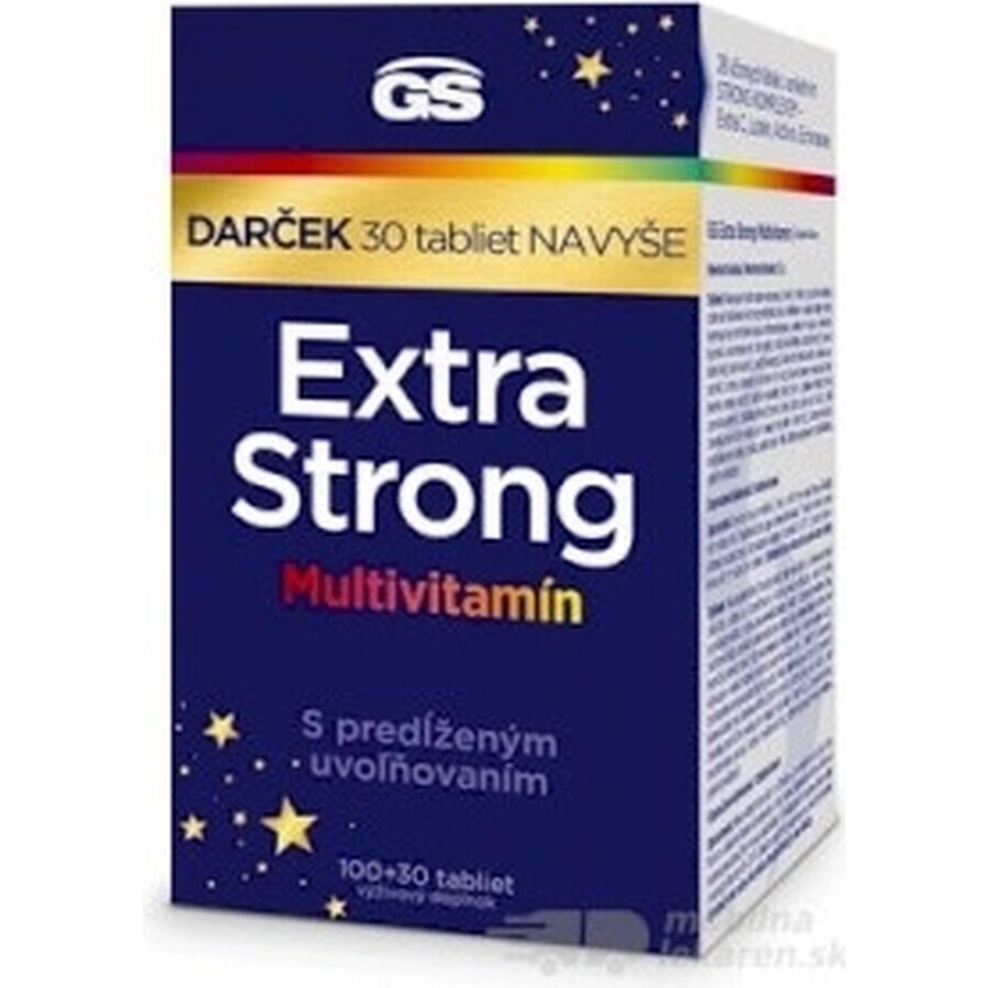 GS Extra Strong Multivitamin 1×130 tbl, complément alimentaire