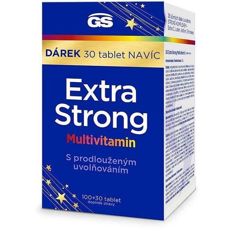 GS Extra Strong Multivitamin 1×130 tbl, complément alimentaire