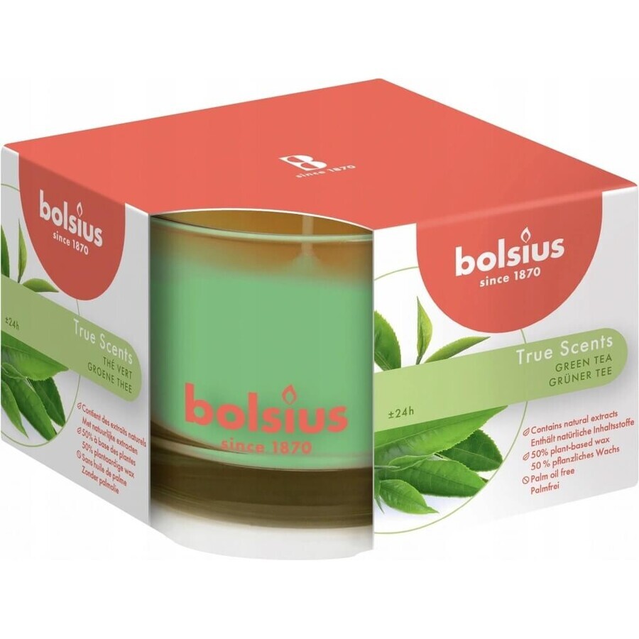 Bolsius Aromatic 2.0 Bougie parfumée en verre au thé vert 1×1 pc, dimensions 90 x 63 mm Bolsius Aromatic 2.0 Bougie parfumée en verre au thé vert 1×1 pc, dimensions 90 x 63 mm